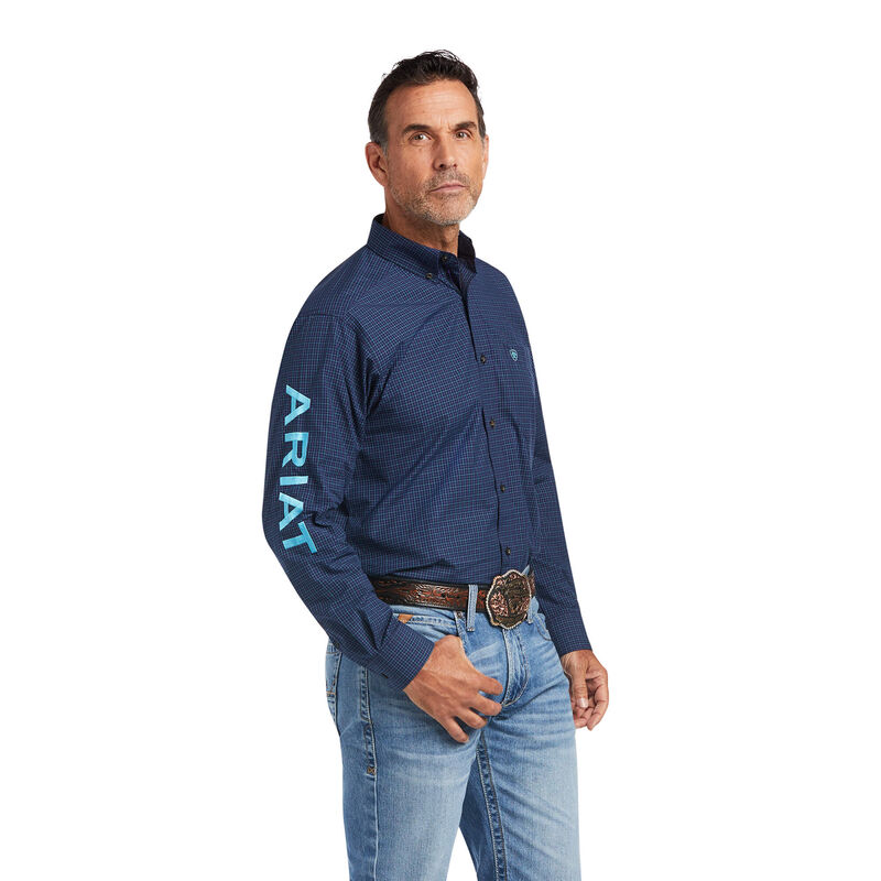 Camisas Ariat Pro Series Team Sully Classic Fit Azul Marino Hombre - Chile 635-PKVYGS